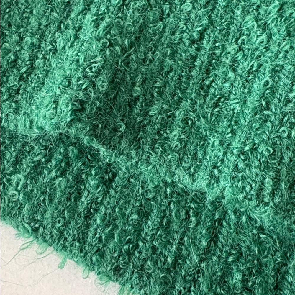 Aerie Green v Neck Pullover Sweater. XXS OVERSIZED NWT - Picture 6 of 6